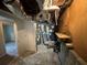 Unfinished basement showcasing the home's HVAC system and utility infrastructure at 2036 Countydown Ln, Stone Mountain, GA 30088