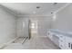 Modern bathroom with a large walk-in shower, dual sink vanity, and stylish lighting at 37 Deer Canyon Dr, Auburn, GA 30011