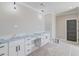 Bathroom vanity features modern cabinets, sleek hardware, and stylish lighting fixtures at 37 Deer Canyon Dr, Auburn, GA 30011