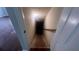 View down the stairs leading to a basement at 5769 Shadow Creek Dr, Lithonia, GA 30058