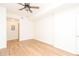 Spacious bedroom featuring wood-look flooring, ample natural light, and neutral wall color at 3040 Peachtree Nw Rd # 815, Atlanta, GA 30305