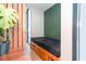 Stylish bedroom area featuring an in-wall cabinet with built in bed in cozy nook at 3040 Peachtree Nw Rd # 815, Atlanta, GA 30305
