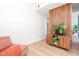 Corner features a decorative cabinet, light hardwood floors and recessed lighting at 3040 Peachtree Nw Rd # 815, Atlanta, GA 30305