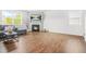 Bright living room featuring a fireplace and ample natural light at 3135 Ellenton Dr, Lithia Springs, GA 30122