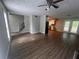 An open floor plan highlights a combined living area and adjacent kitchen at 3948 Valley Brook Rd, Snellville, GA 30039