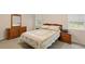 Cozy bedroom featuring a bed, dresser, and natural light from the windows at 401 Farm Brook Ln, Dallas, GA 30157