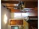 Kitchen featuring a stainless steel oven, hardwood floors and wooden cabinets and granite countertops at 2122 Riverbirch Ne Ct, Lawrenceville, GA 30044