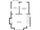 A detailed floor plan showcases the layout of the kitchen, dining room and living room at 4811 Nevilly Way, Marietta, GA 30066