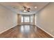 Finished basement featuring wood-look floors, drop ceiling and multiple windows for natural light at 5195 Stefan Ridge Way, Buford, GA 30519