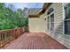 Spacious back deck with steps down to the backyard at 5195 Stefan Ridge Way, Buford, GA 30519