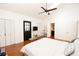 Spacious bedroom with vaulted ceilings, double closets, and convenient access to the bathroom at 3404 Vinings North Se Trl, Smyrna, GA 30080