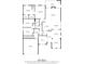 Detailed floor plan showcasing the layout of the home's rooms, spaces, and measurements at 8230 Dawson View Way, Cumming, GA 30028