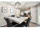 Breakfast nook with a marble-top table at 180 Spring Ridge Trace, Roswell, GA 30076