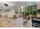 Elegant lobby with large windows, stylish furniture, and an open floorplan on top of slate flooring at 2626 Peachtree Nw Rd # 606, Atlanta, GA 30305