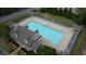 Enjoy the neighborhood pool with cabanas and plenty of seating for all your Gathering and friends at 1452 Evanston Ln, Marietta, GA 30062