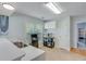 Functional kitchenette area featuring neutral walls and tile floors at 2602 Midler Ct, Buford, GA 30519