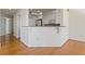 A bright kitchen area with a granite countertop adjoins the entry hallway at 4100 Paces Se Walk # 4306, Atlanta, GA 30339