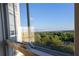 A picturesque view seen through a window, showcasing lush greenery and city skyline in the distance at 4100 Paces Se Walk # 4306, Atlanta, GA 30339