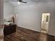 Large bedroom with ensuite bathroom and vaulted ceiling at 4173 Stillwater Dr, Duluth, GA 30096