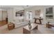 Cozy living room featuring neutral tones and ample seating at 1215 Wynridge Xing, Alpharetta, GA 30005