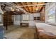 Basement workshop area with cabinets and room for projects at 6857 Womack Ct, Atlanta, GA 30360