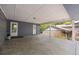 Spacious covered patio with access to the backyard and storage areas at 6857 Womack Ct, Atlanta, GA 30360