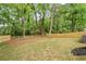 Spacious fenced backyard with a lush green lawn and mature trees providing ample shade and privacy at 3006 Skyland Ne Dr, Brookhaven, GA 30319