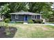 Charming home with a blue front door, beautifully landscaped yard, and a well-maintained lawn at 957 Sharon Se Cir, Smyrna, GA 30080