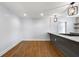 A spacious kitchen featuring a gas range on marble countertops and modern pendant lighting at 957 Sharon Se Cir, Smyrna, GA 30080