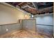 Unfinished basement featuring exposed ceiling with ductwork and lighting at 2326 Westland Way, Acworth, GA 30102
