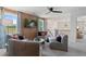 Spacious living room with great light, modern decor, and scenic views at 286 Abbotts Crossing Cir, Conyers, GA 30094