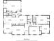 Detailed floor plan showcasing the layout and dimensions of the home's living spaces at 4527 Sims Ct, Tucker, GA 30084