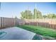 Well-maintained backyard featuring a level lawn, patio and privacy fence at 1216 Foxcroft Ln, Cumming, GA 30041