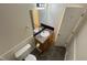 Cozy bathroom with modern vanity, tile floor, and a neutral color palette at 214 Sweetwater Cir, Powder Springs, GA 30127