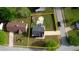 Aerial view showcases this homes backyard and its proximity to other homes in the area at 1700 Conductor Ln, Conyers, GA 30013