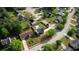 A peaceful neighborhood setting, showcasing various homes along tree-lined streets at 1700 Conductor Ln, Conyers, GA 30013