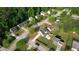 An aerial perspective captures a community with homes on landscaped lots, connected by winding streets at 1700 Conductor Ln, Conyers, GA 30013