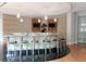 Modern bar area with stylish seating and lighting, perfect for entertaining guests at 711 Cosmopolitan Ne Dr # 123, Atlanta, GA 30324
