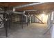 Unfinished basement with exposed ducts and support beams at 2555 Angus Sw Ct, Marietta, GA 30008
