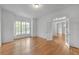 Office or study area with hardwood floors and natural light at 1168 Woodtrace Ln, Auburn, GA 30011