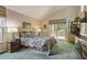 Bright bedroom with vaulted ceilings, large windows, and access to a private deck at 4274 Revere Cir, Marietta, GA 30062