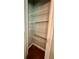 Linen closet with adjustable metal shelving for easy storage at 75 Davis Mill Dr, Dallas, GA 30157
