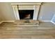 A close up of the fireplace, featuring the hearth and mantle at 75 Davis Mill Dr, Dallas, GA 30157
