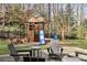 Backyard playground with a swing set and slide, perfect for Gathering fun at 810 Kenry Ct, Atlanta, GA 30342