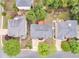 Aerial view of home showing roof and landscaping with neighboring properties at 2810 Olde Town Park Dr, Norcross, GA 30071