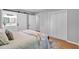 Bedroom boasts closet and an ensuite with a large window for natural light and added privacy at 3951 Lindley Dr, Powder Springs, GA 30127