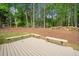 Inviting backyard deck surrounded by lush trees, perfect for outdoor relaxation and entertaining at 1633 Clifton Downs Ct, Kennesaw, GA 30144