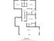 Floor plan featuring bedrooms, bathrooms, laundry, garage and total floor area at 1633 Clifton Downs Ct, Kennesaw, GA 30144