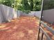 Cozy fenced backyard featuring fresh mulch, perfect for outdoor enjoyment and privacy at 2880 Aspen Woods Entry, Doraville, GA 30360