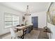 Cozy dining space with a modern chandelier, stylish seating, and a bright, inviting atmosphere at 2206 Loring Ct, Decatur, GA 30032